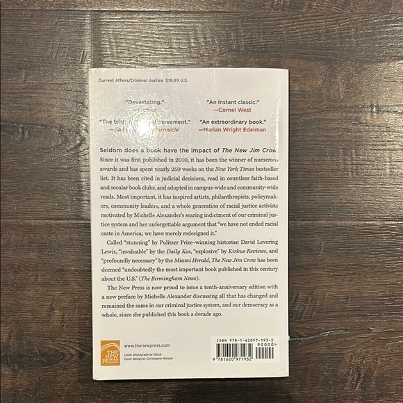 The New Jim Crow by Michelle Alexander - Hardcover - Picture 2 of 2